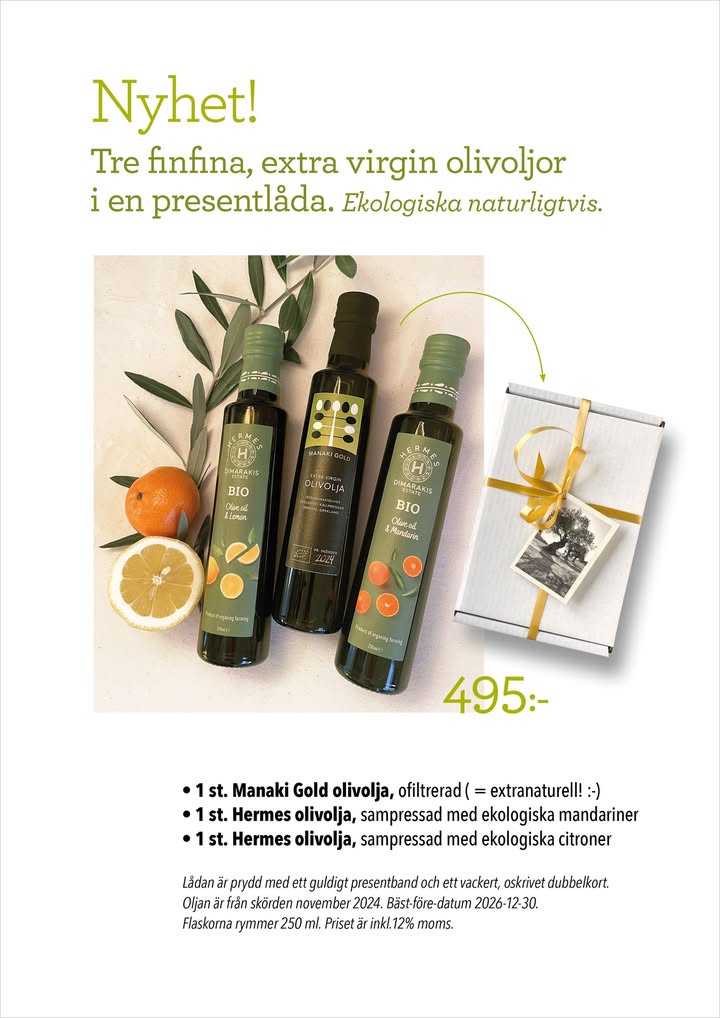 Manaki Gold ekologisk olivolja