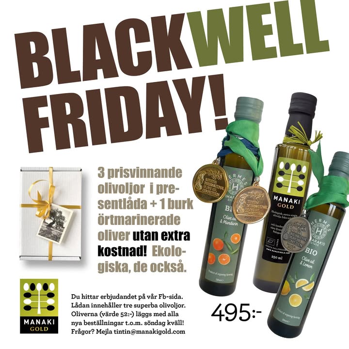 Manaki Gold ekologisk olivolja