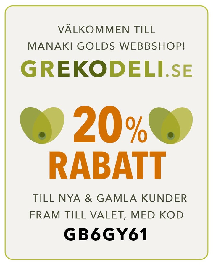 Grekodeli - ekologisk olivolja & andra delikatesser från Grekland